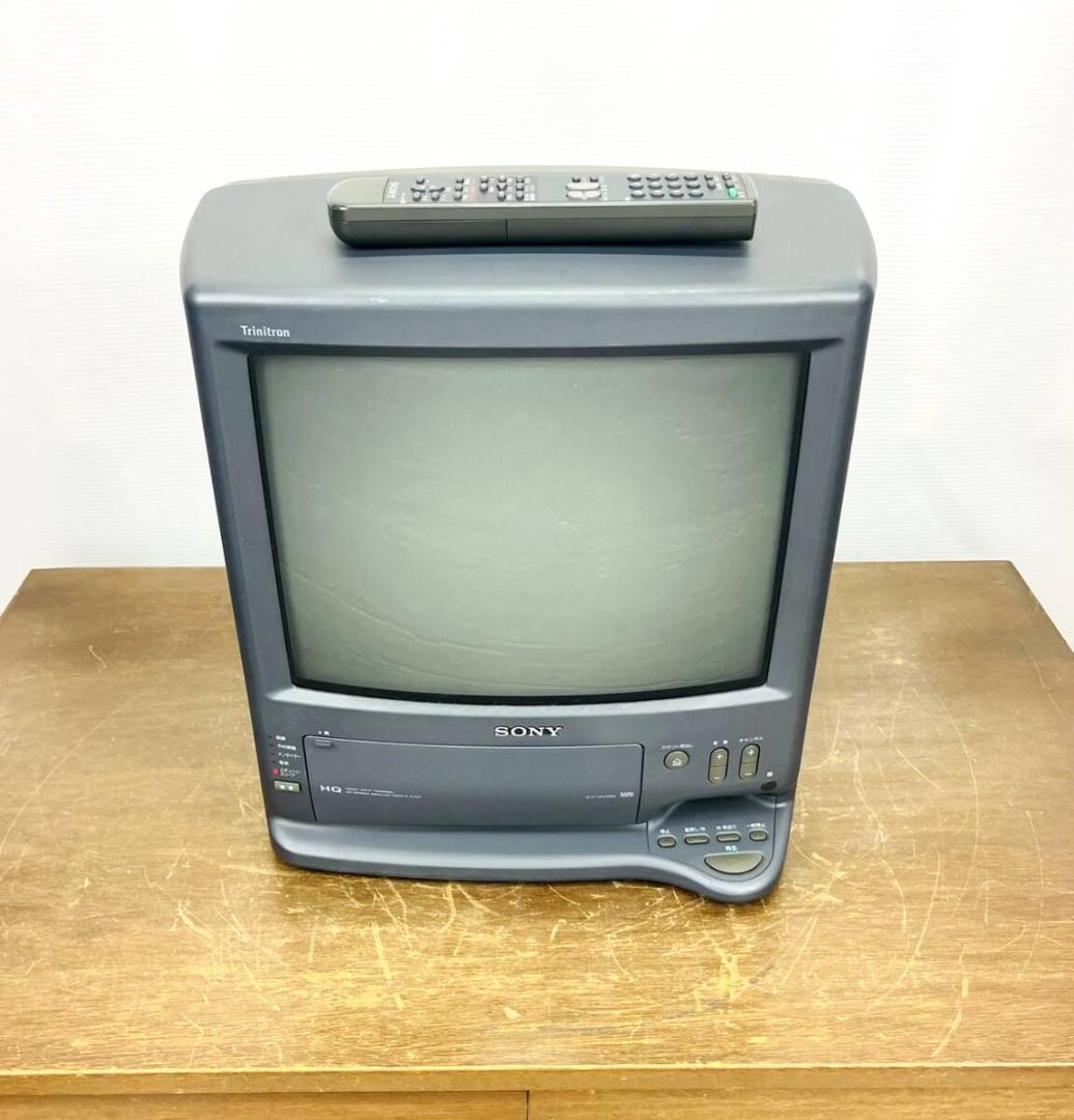 【ビデオ再生OK】SONY TRINITRON KV-14VH03 テレビデオ