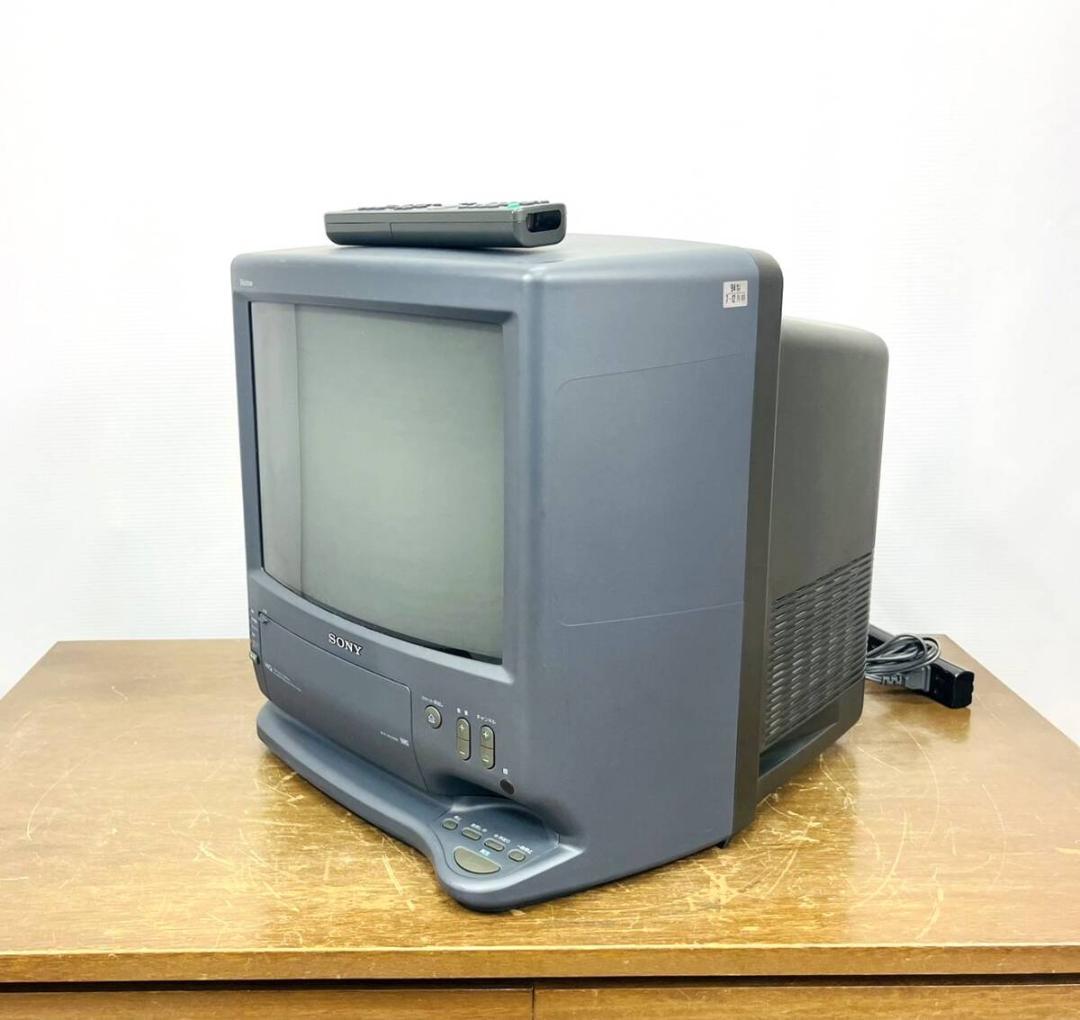 【ビデオ再生OK】SONY TRINITRON KV-14VH03 テレビデオ