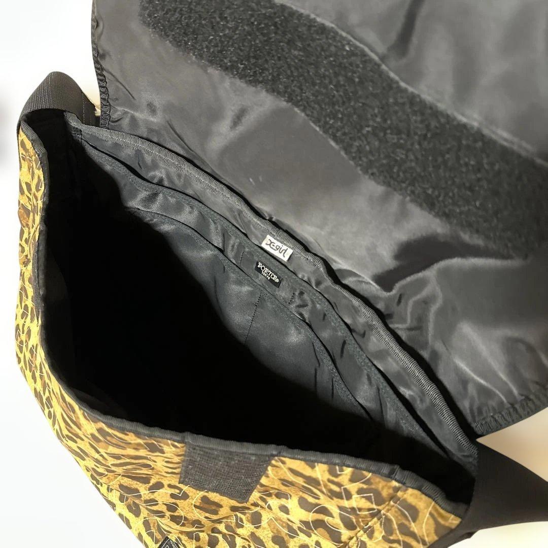 【PORTER×X-girl】別注メッセンジャーバッグ レオパード