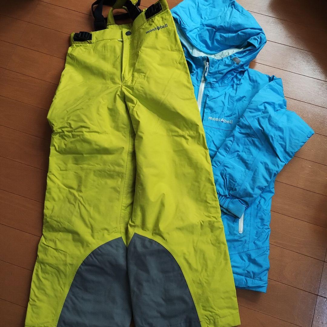 mont-bell 子ども用スキーウェア 上下セット 130サイズ