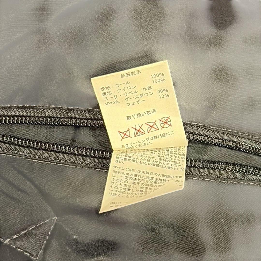 ロッキーマウンテンフェザーベッド ダウンベスト レザー　ブラック 38