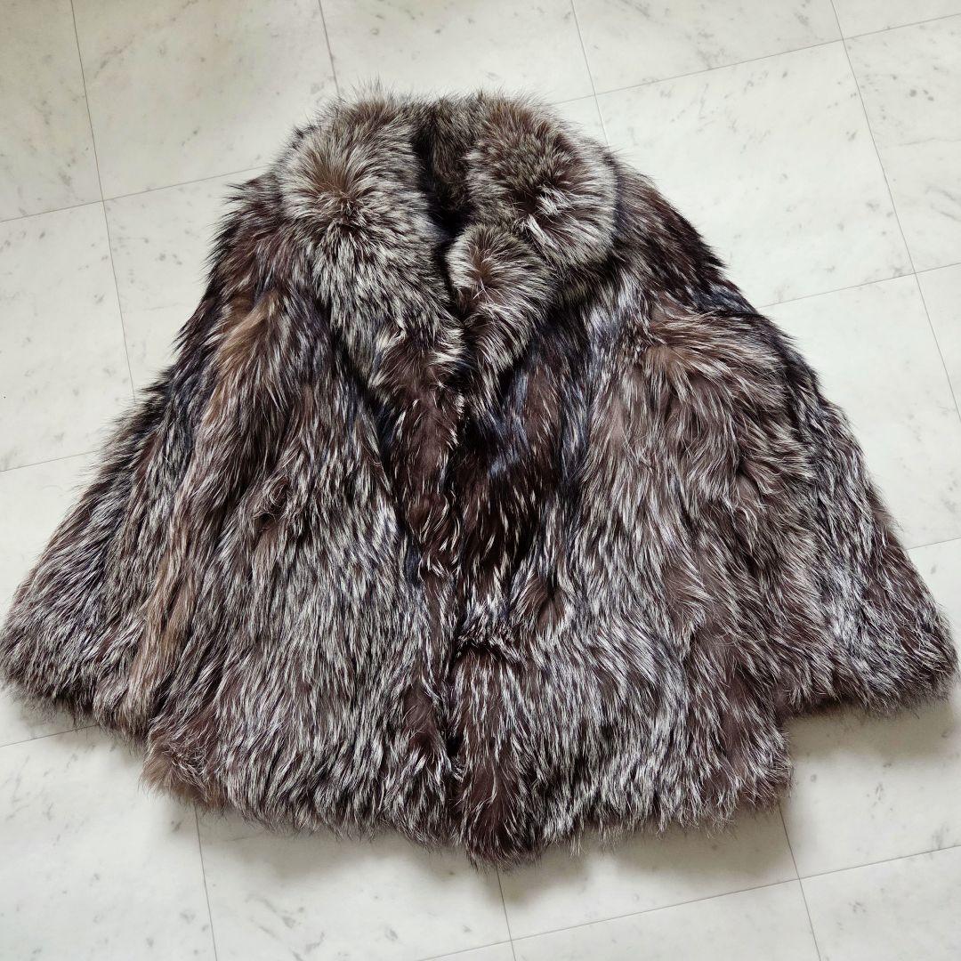 サガフォックス 金サガ　ファーコート シルバーフォックス 13号