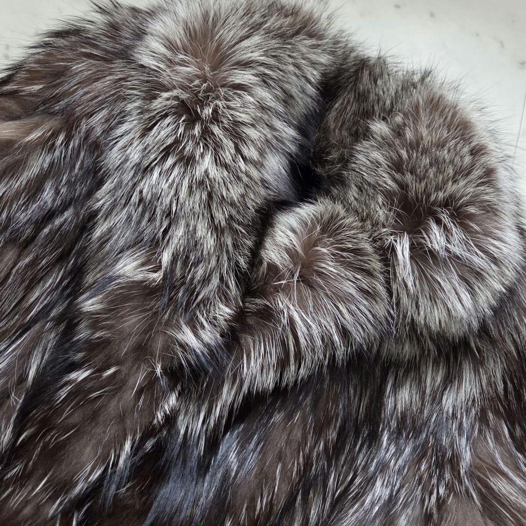 サガフォックス 金サガ　ファーコート シルバーフォックス 13号