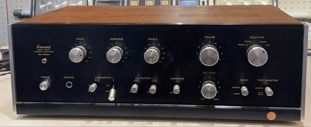 サンスイ AU-555A プリメインアンプ 動作品