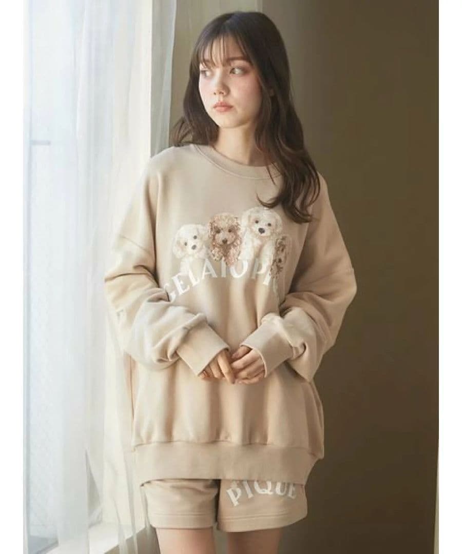 GELATO PIQUE トイプードル裏毛上下セット