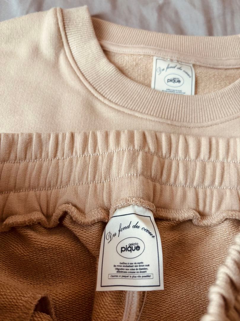 GELATO PIQUE トイプードル裏毛上下セット