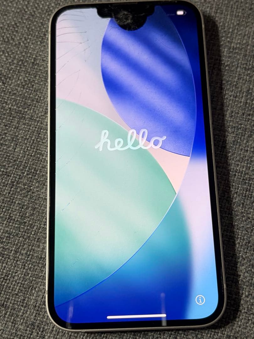 初出品/初期化済み/早い者勝ち　iPhone 14 ホワイト 128GB