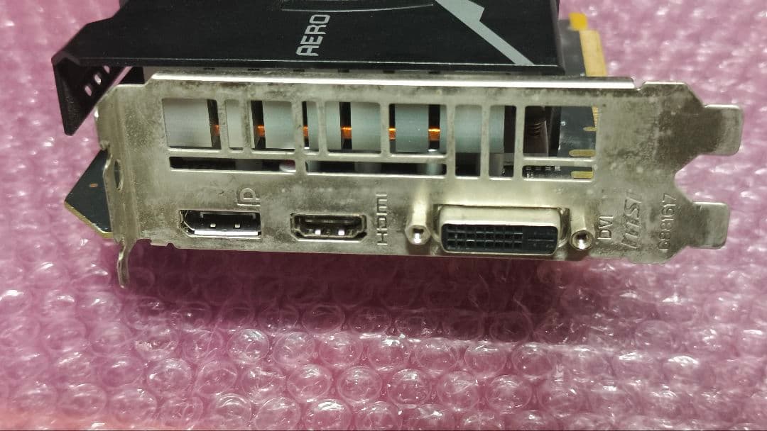 ジャンク MSI GTX 1660 SUPER AERO 6G動作確認済み