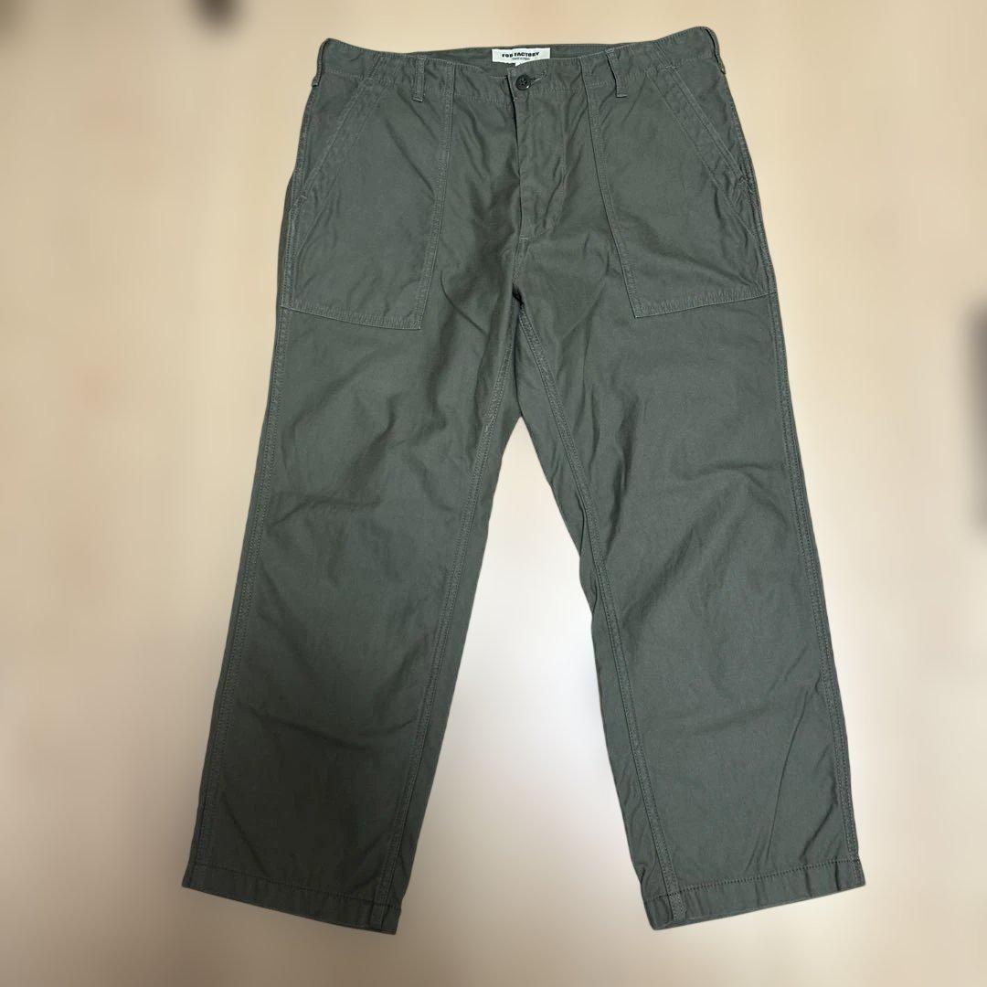 FOB FACTORY チノパン サイズ4 オリーブグリーン