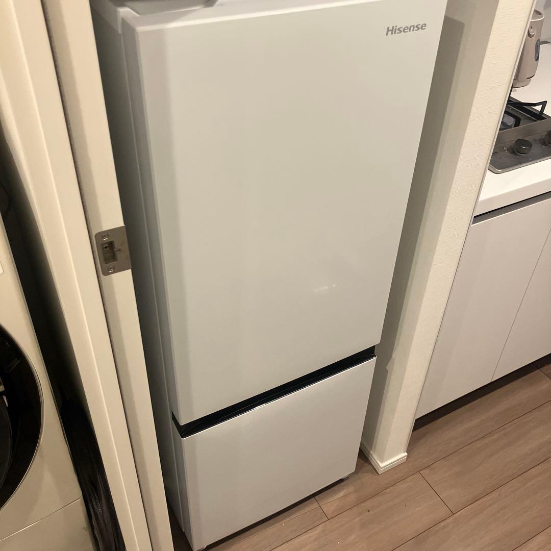 【ほぼ未使用】ハイセンス 冷蔵庫 162L