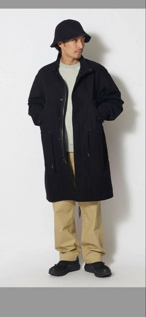 スノーピーク TAKIBI Canvas Coat M Black M-65