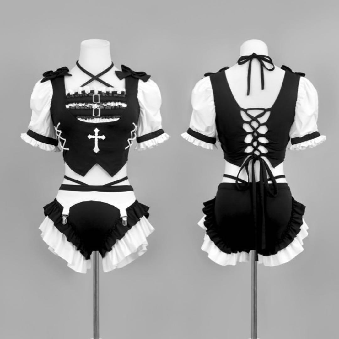 DimMoire 融ける夢の約束スイムウェア【Black&White】