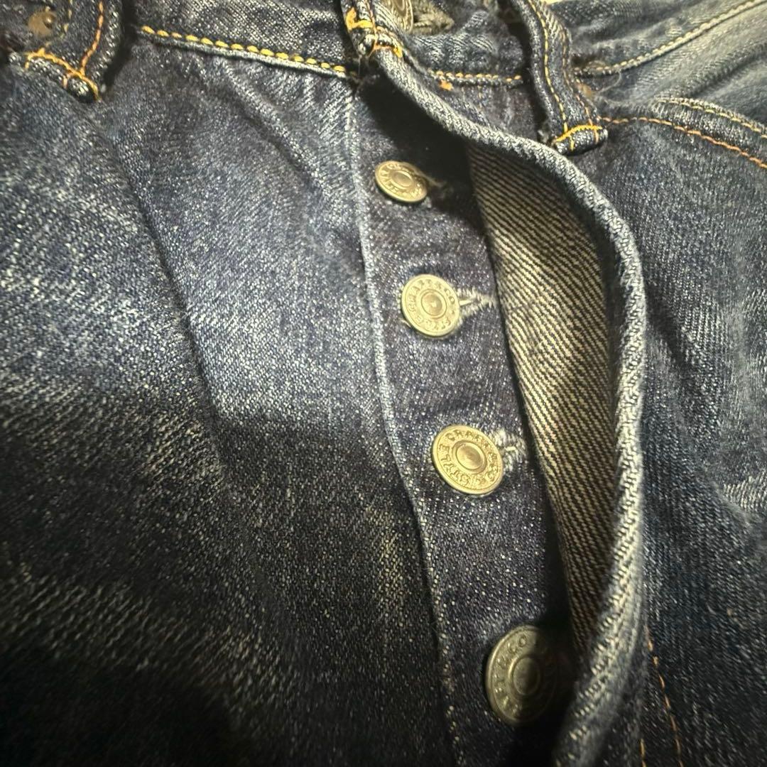 【早い者勝ち！】大人気✨EVISU ビックカモメ 塩谷コラボ　大黒　赤耳　W32