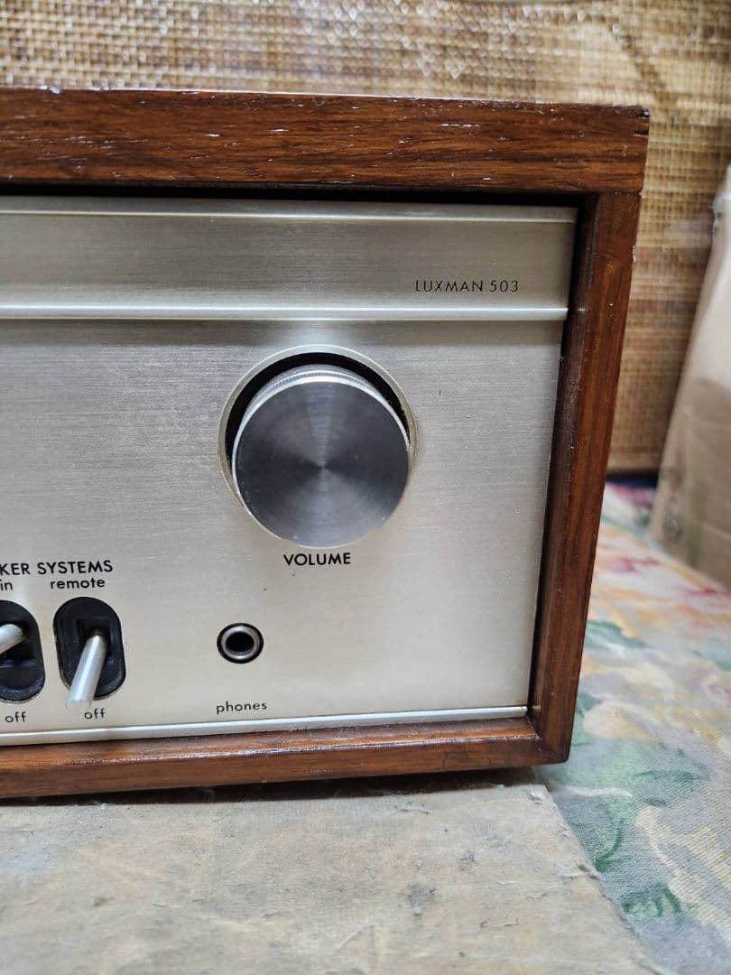 レアマジ綺麗！レストア整備極上超美品！LUXMANプリメインアンプSQ-503