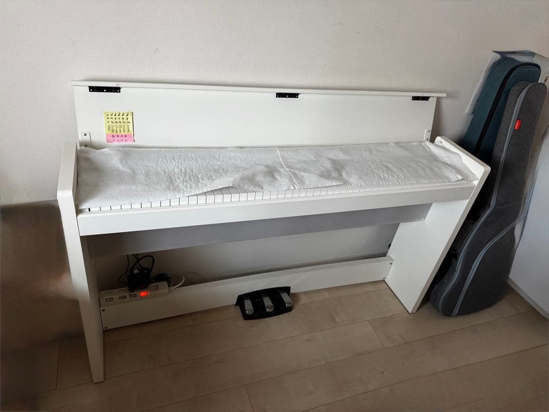 ホワイト 88鍵 電子ピアノ KORG LP-380