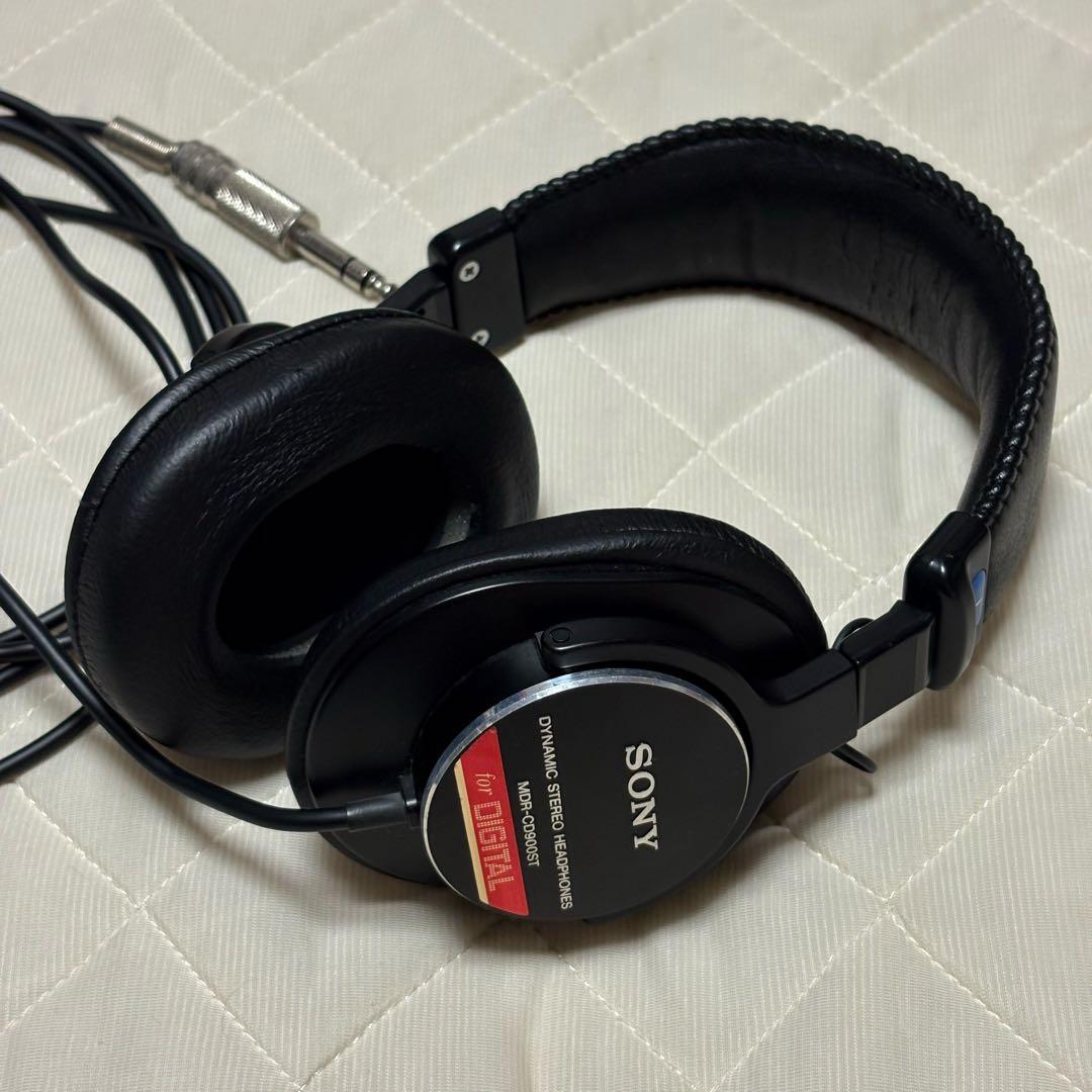 変換ジャック付き SONY スタジオヘッドホン MDR-CD900ST