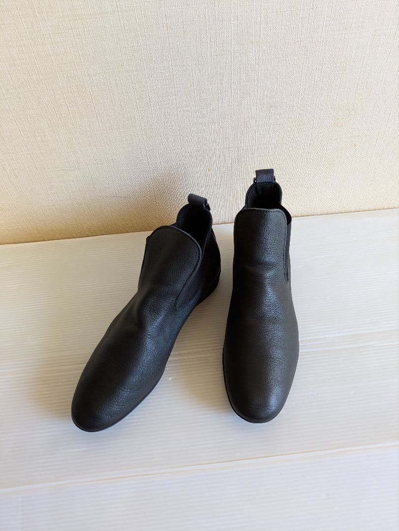 アルシュ NASSEY サイドゴアショートブーツ 黒 38