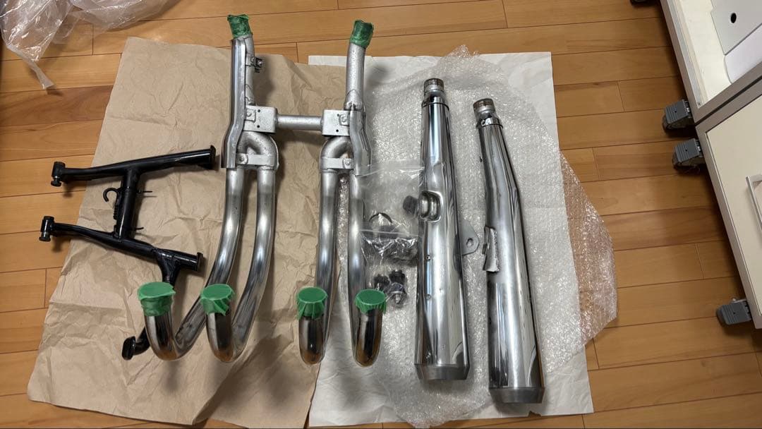 ゼファー750 純正マフラー&センタースタンド