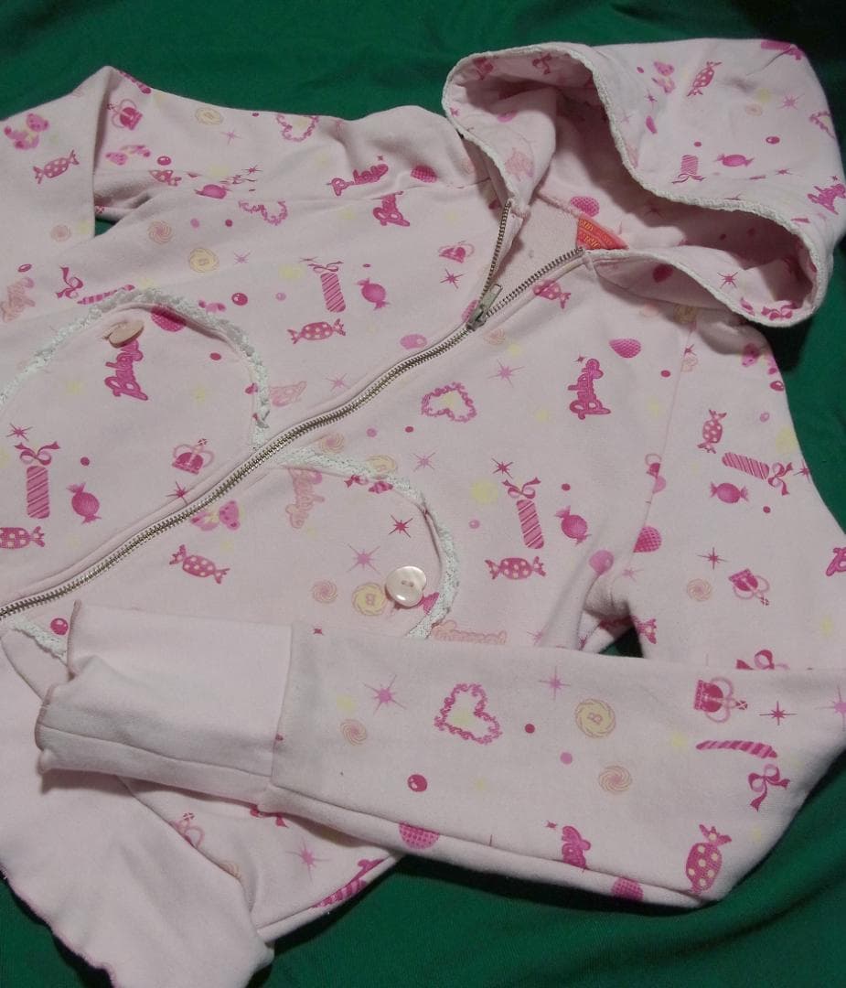 candyパーカー ピンク ベイビーザスターズシャインブライト