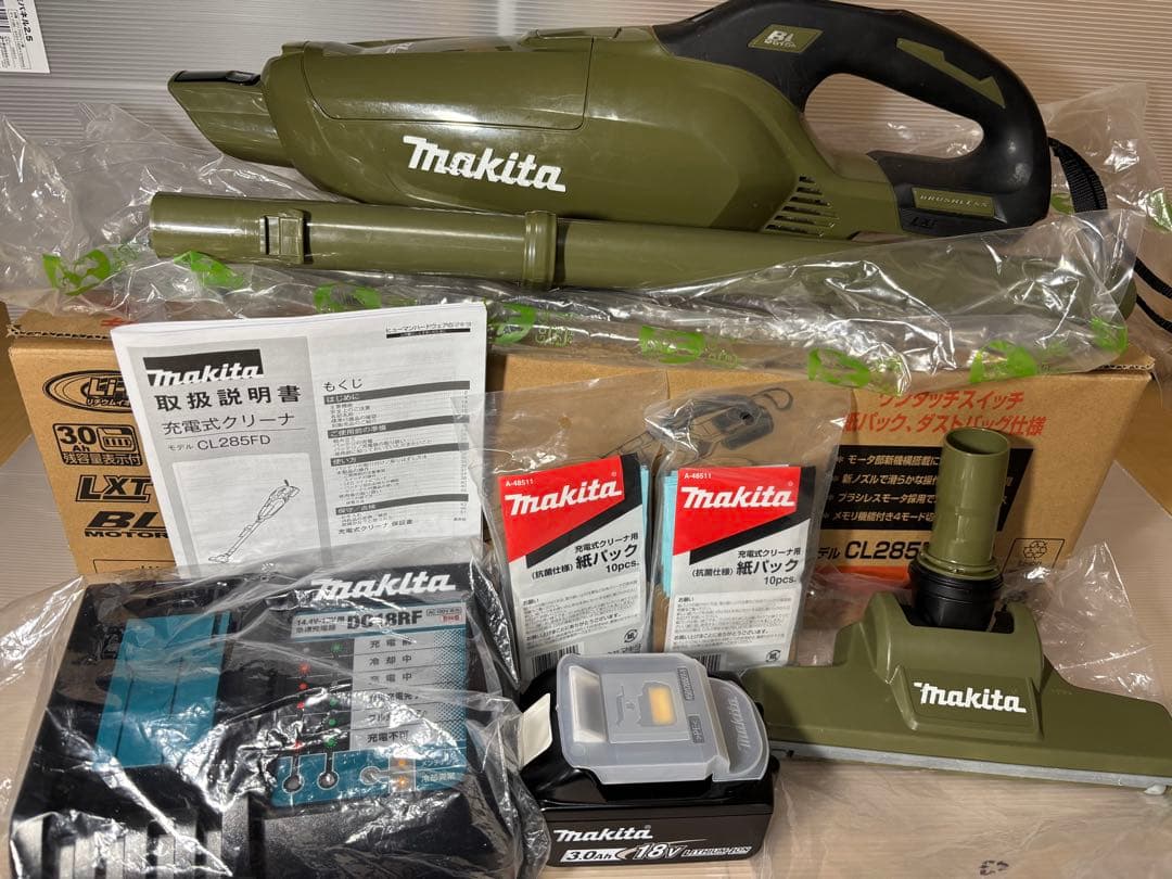 マキタ CL285FD掃除機 クリーナー Makita DC18RF セット