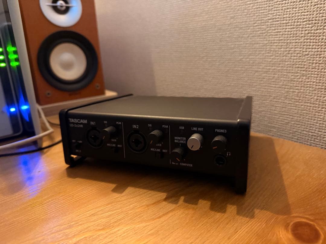 TASCAM オーディオインターフェース US-2x2HR