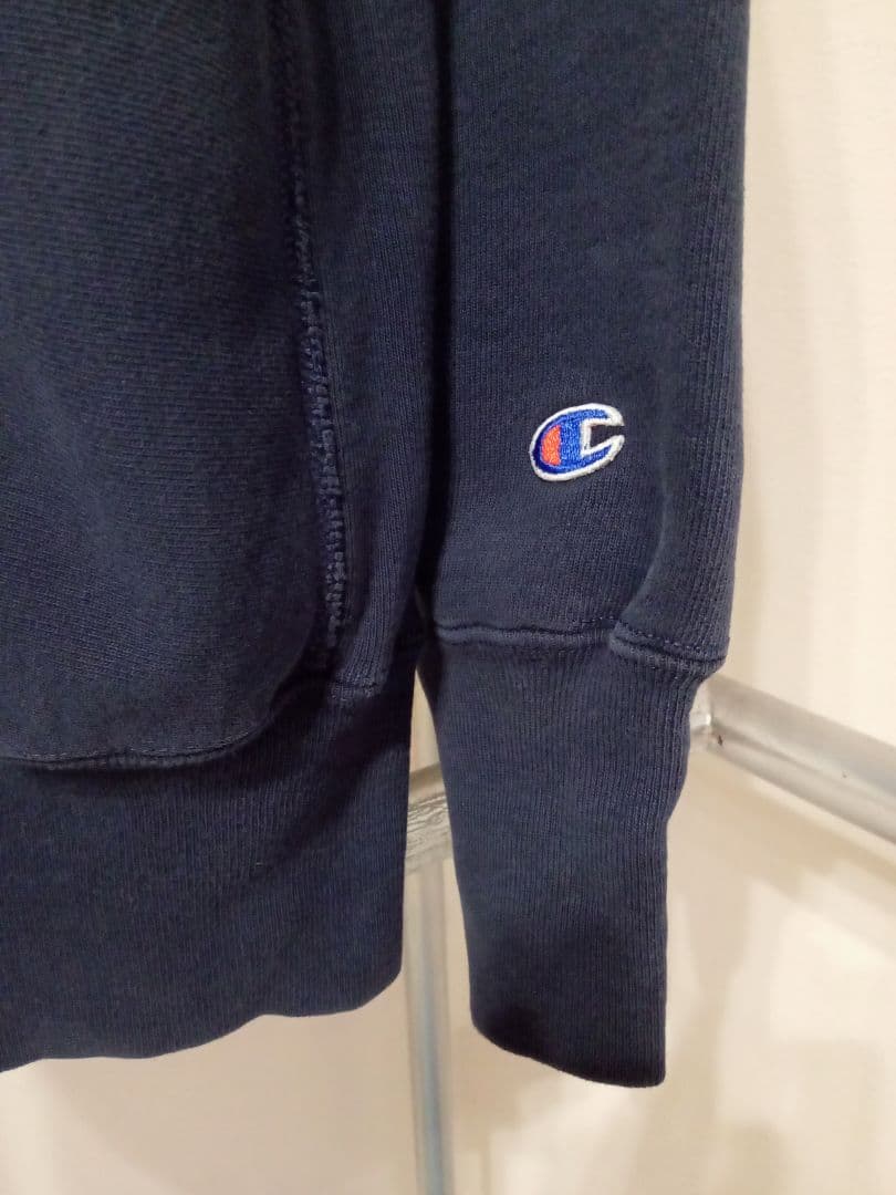 90s 古着　チャンピオン　リバースウィーブ　スウェット　ネイビー　XL