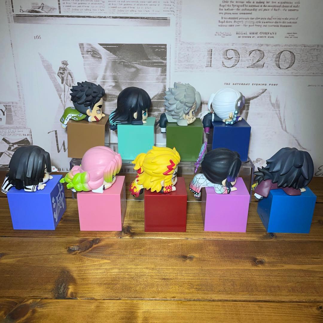 鬼滅の刃 ひっかけフィギュア 柱 9体セット まとめ売り 冨岡義勇 時透無一郎