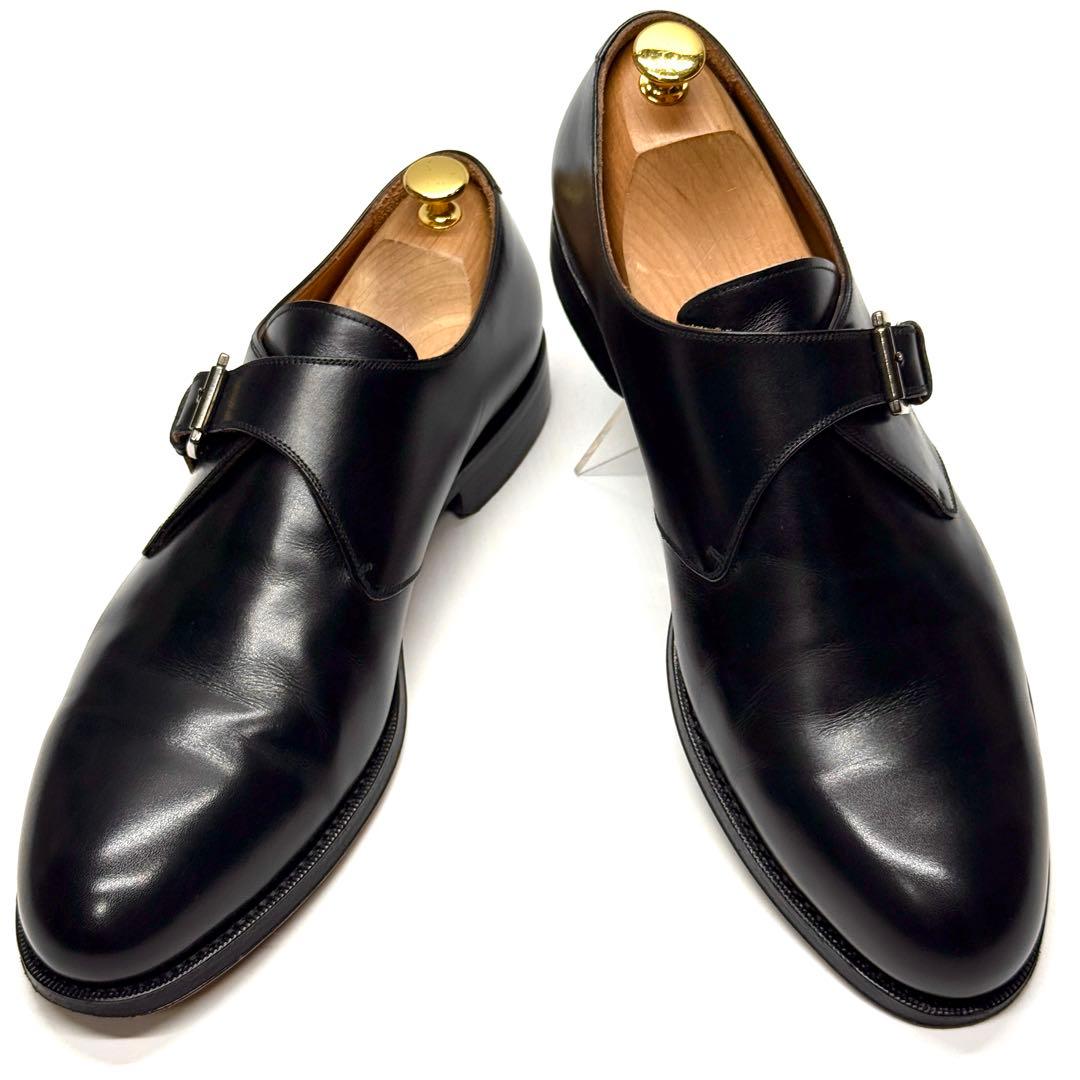 【美品】YANKO ヤンコ モンクストラップ ビジネスシューズ スペイン製