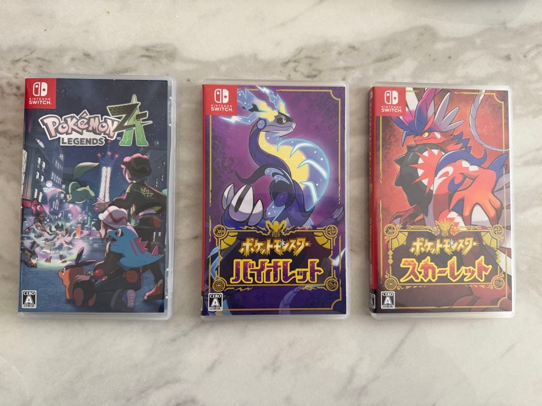 ポケットモンスター レジェンドZA ＋バイオレット&スカーレット カセット3本