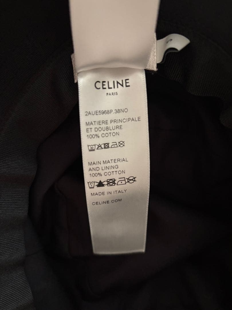 CELINE バケットハット ブラック S
