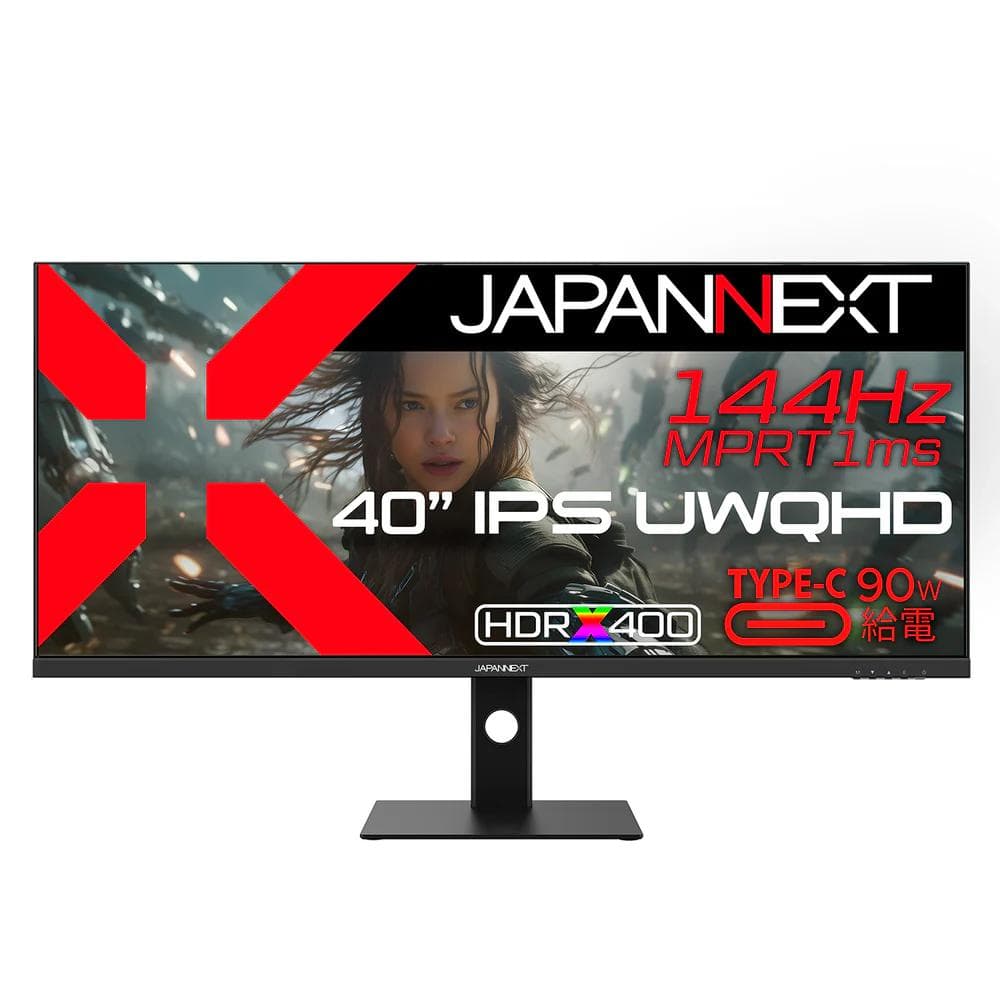 JAPANNEXT JN-IPS401 40型 UWQHD ゲーミングモニター