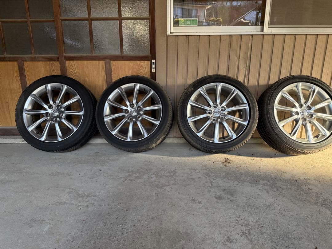 トヨタ マークX 18インチ ホイールセット