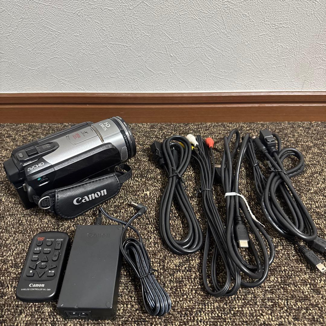 Canon ivis HF S21 キャノン純正ワイコン付 ビデオカメラ