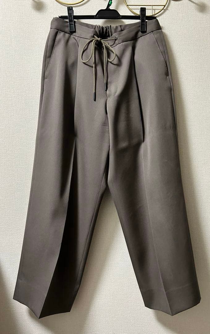 t*.様 THE RERACS THE EASY SLACKS WIDE グレー