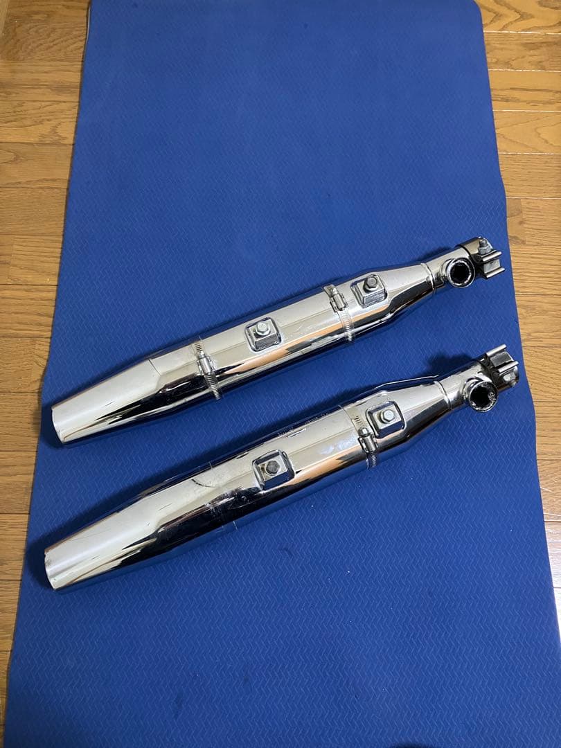 ハーレー　スポーツスター　マフラー　純正マフラー　ヒートガード付き