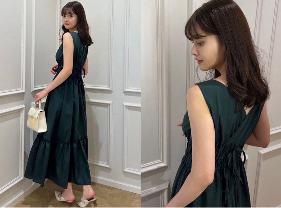 【新品】herlipto Riviera Double Bow Dress