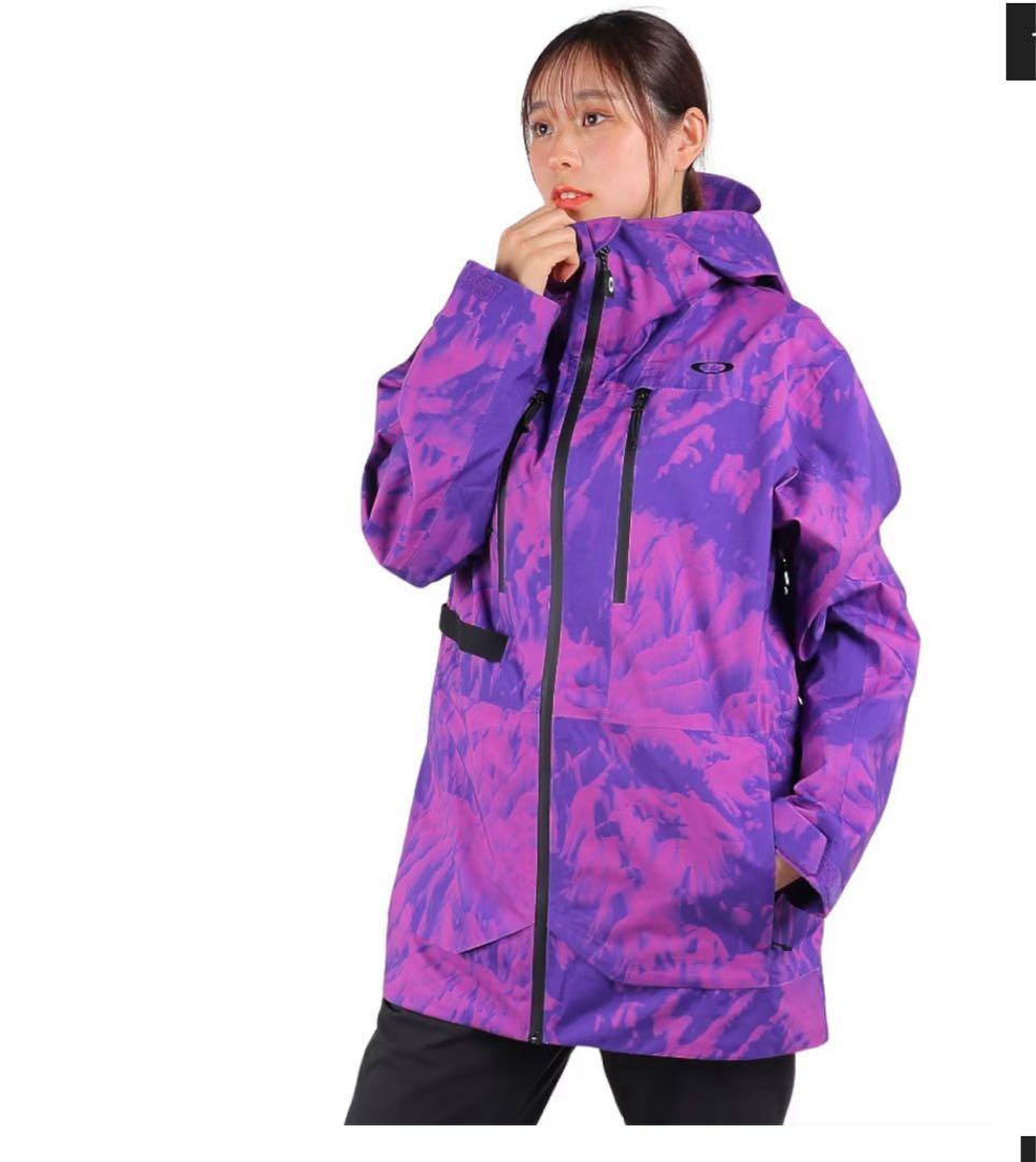 新品　オークリー　ウィメンズ　スキー　スノーボードウェア　パープル　XL