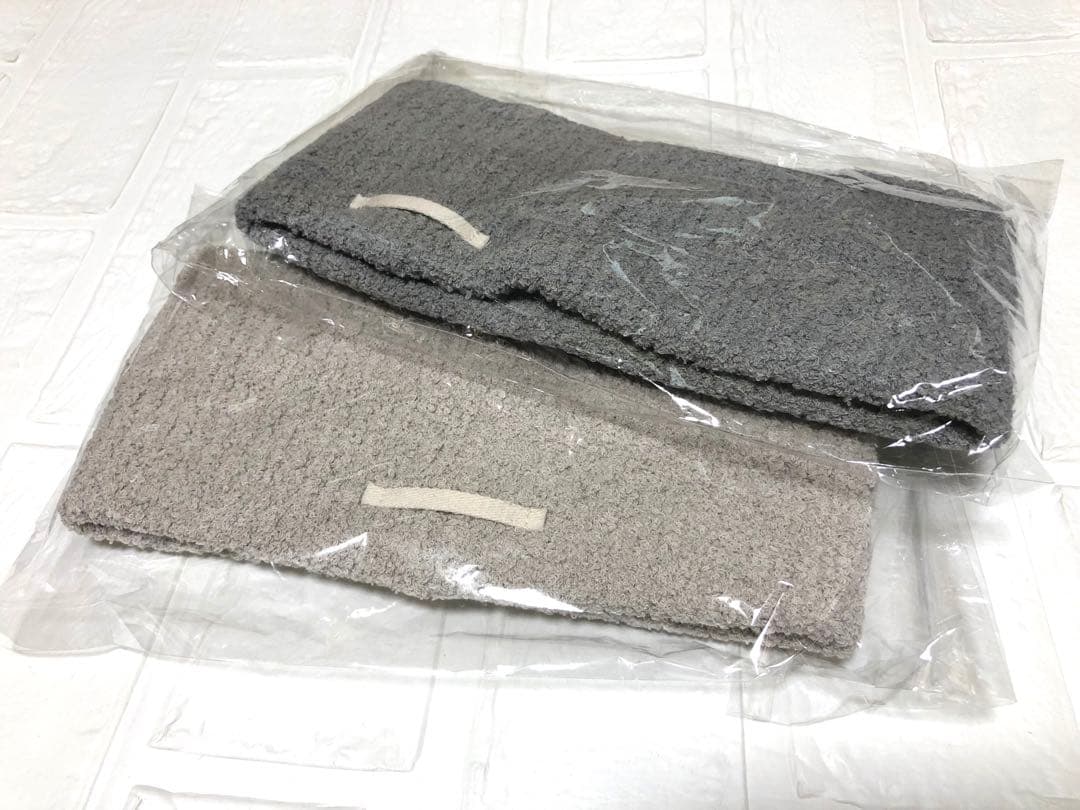 【新品未使用】kinema pile hair band 【グレー】