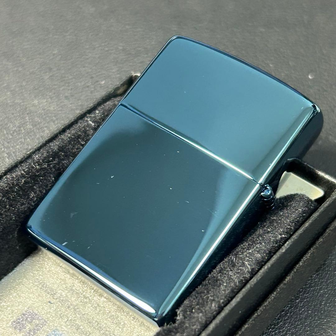 ジッポー　ピース　ブルーチタン