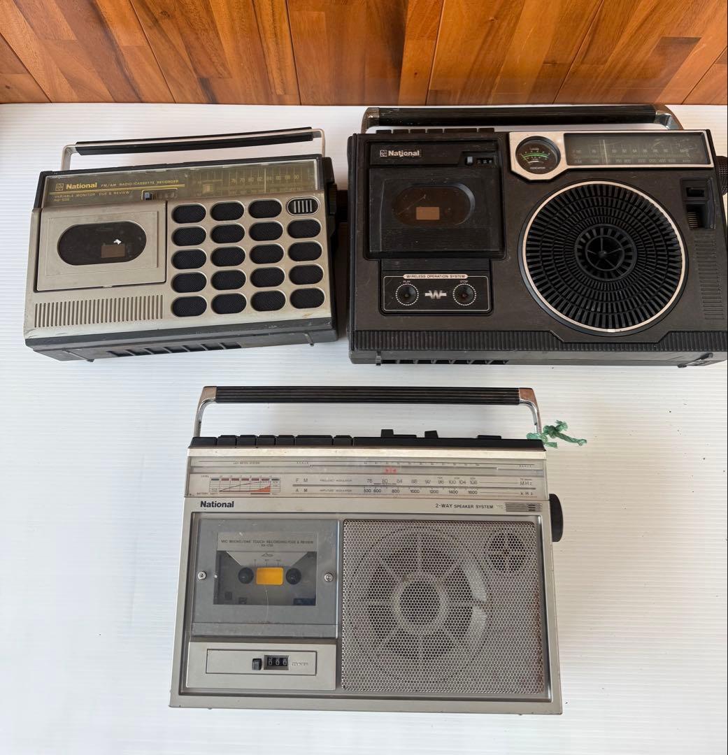 National RQ-536などまとめ3台ジャンク品(a40)