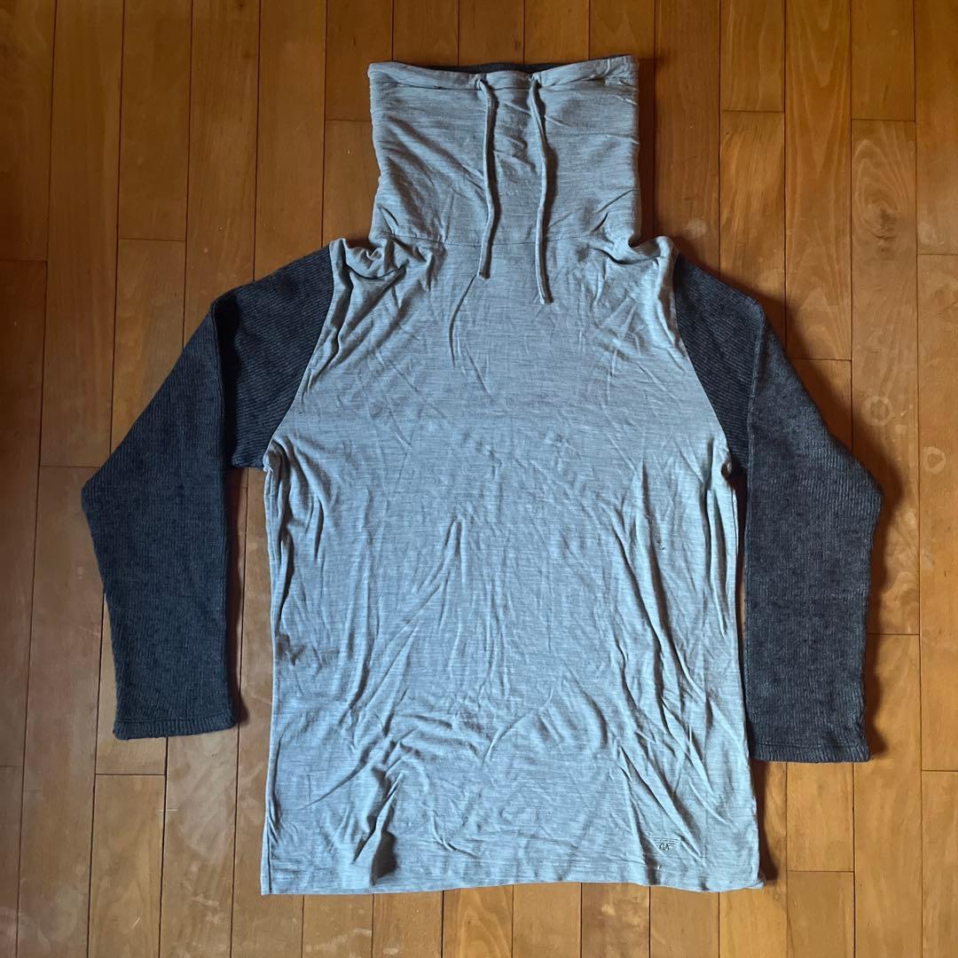 00s EMPORIO ARMANI ハイネックニットシャツ archive