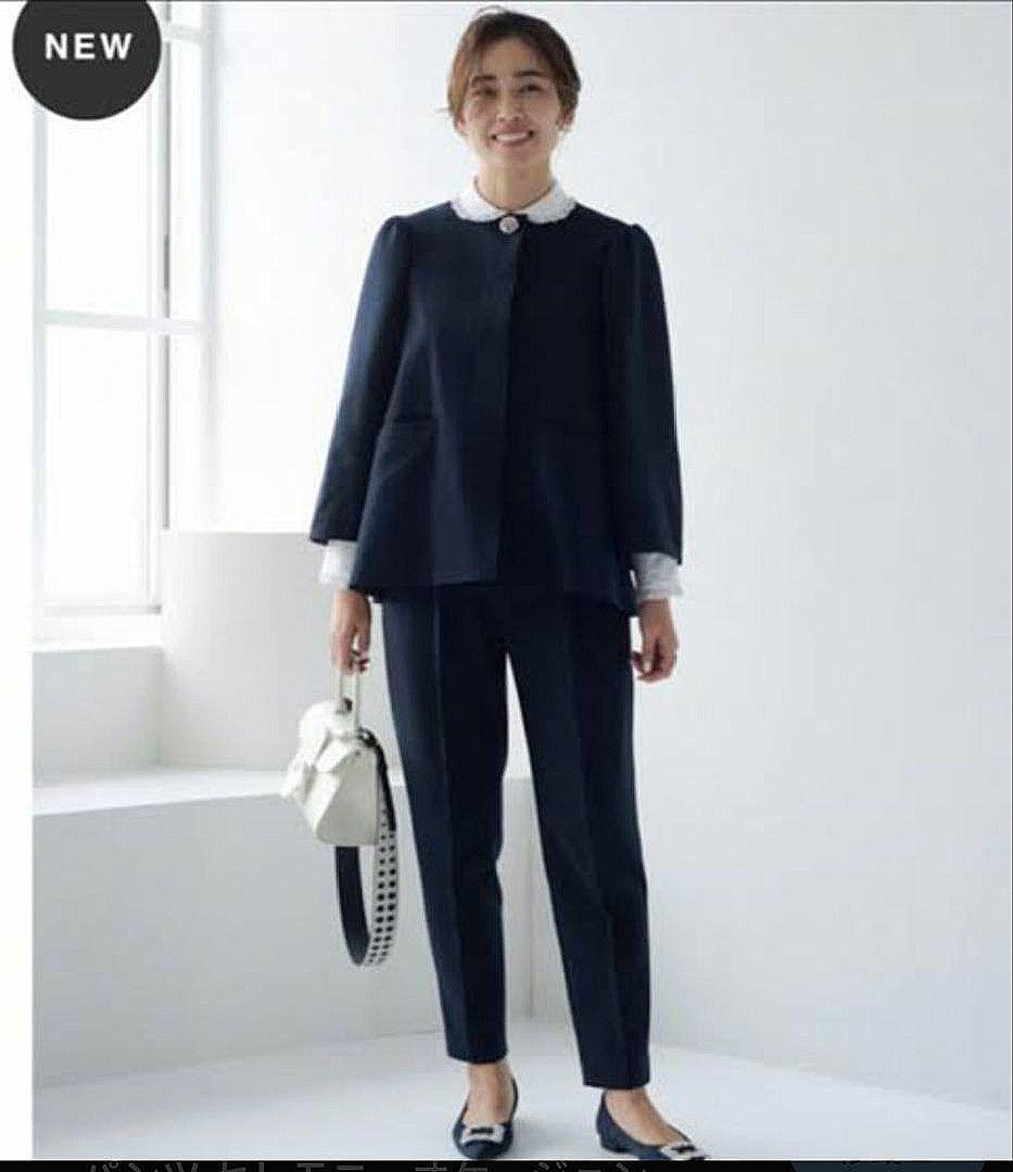 OHGA オーガ　セレモニー　ビジュー　ノーカラージャケット　フレア　パフ