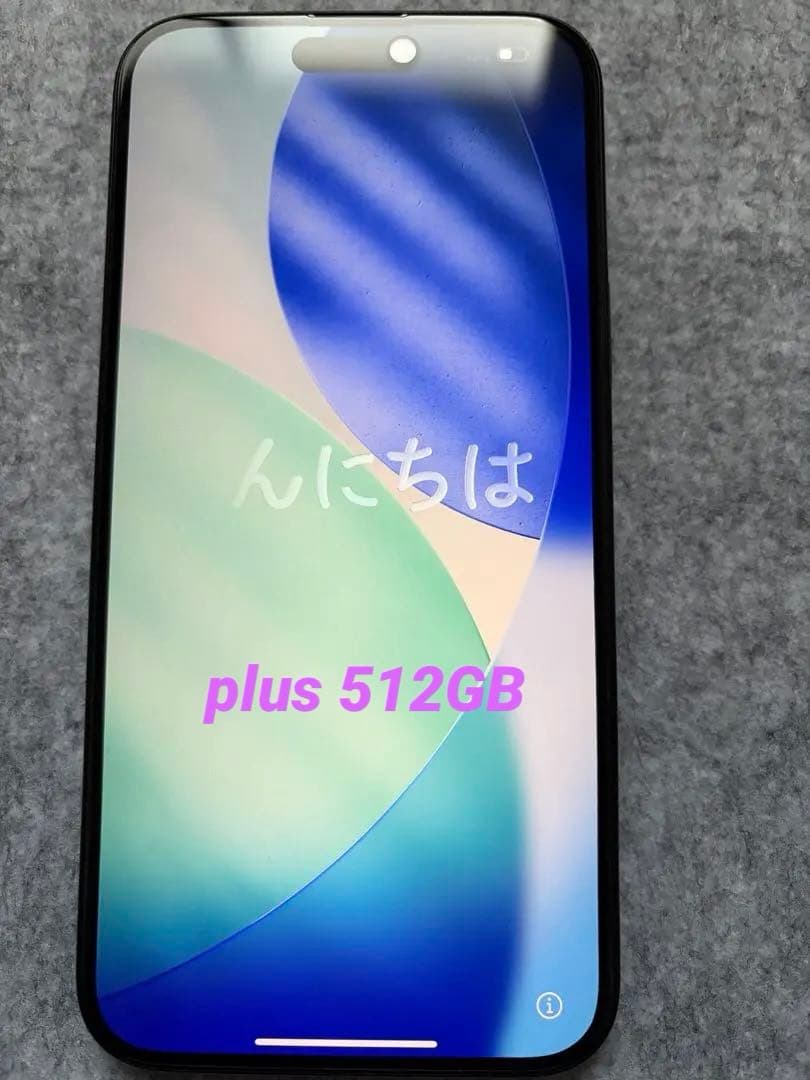 iPhone15 Plus ブラック　512GB casecooケース付