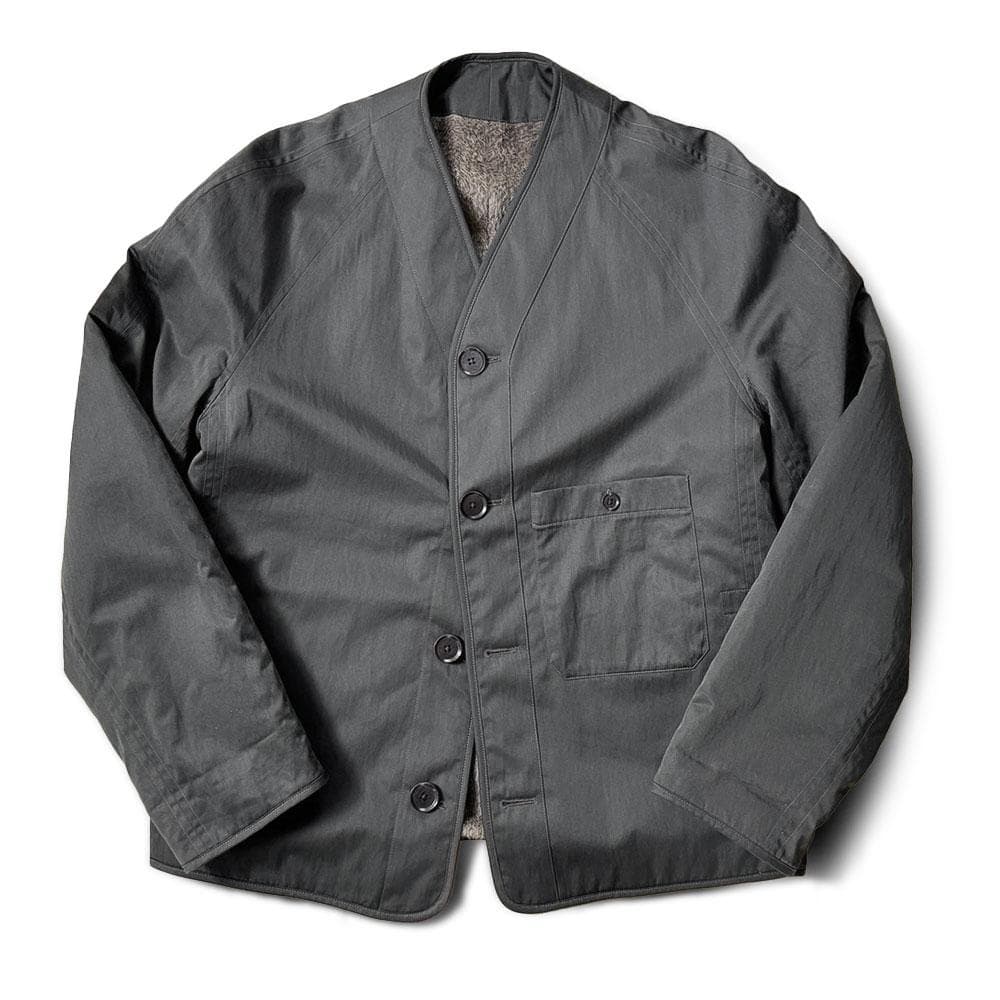 ルメール　lemaire　アルパカ　モヘア　ノーカラージャケット　短丈ジャケット