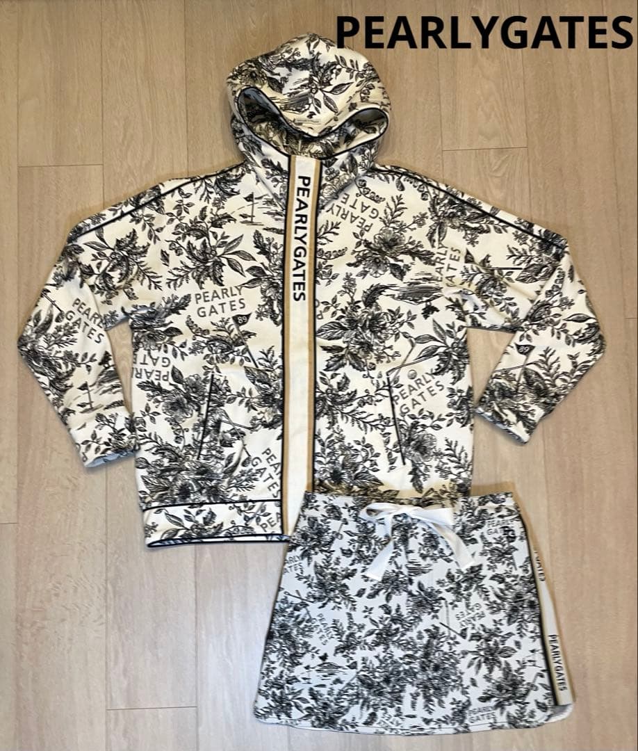 PEARLYGATES 花柄　セットアップ　サイズ1&0