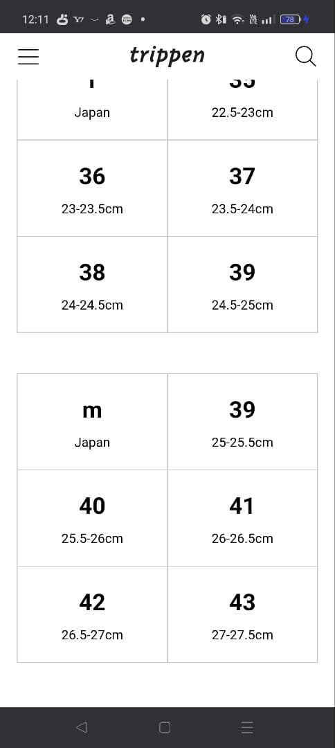 良品　trippen　sound black 40　26cm レザーサンダル