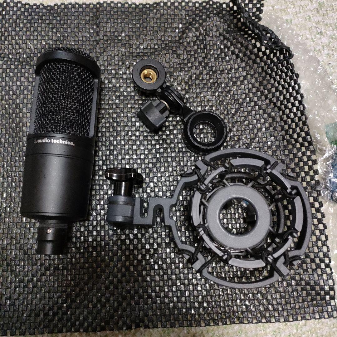 Audio-technica AT2020 ホルダー付き！