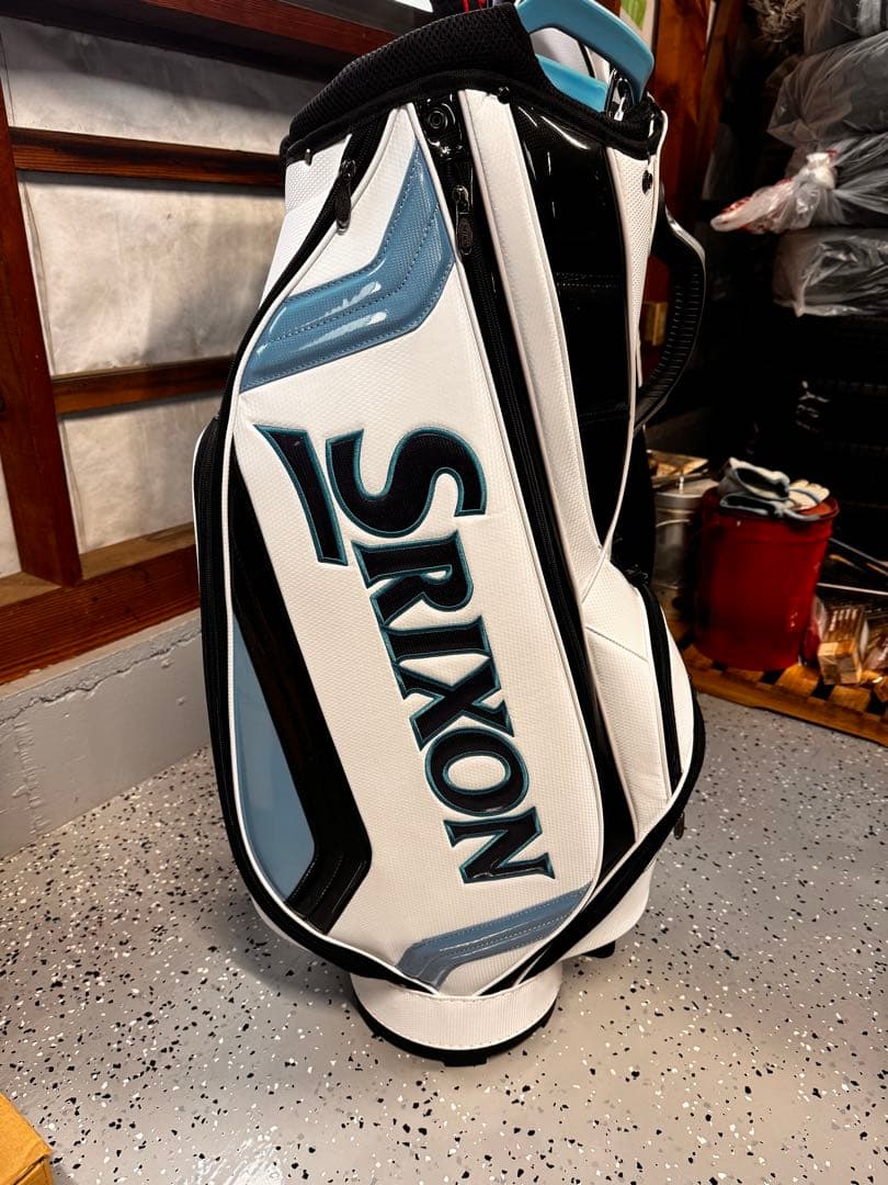 Srixon ゴルフバッグ ホワイト/ブルー