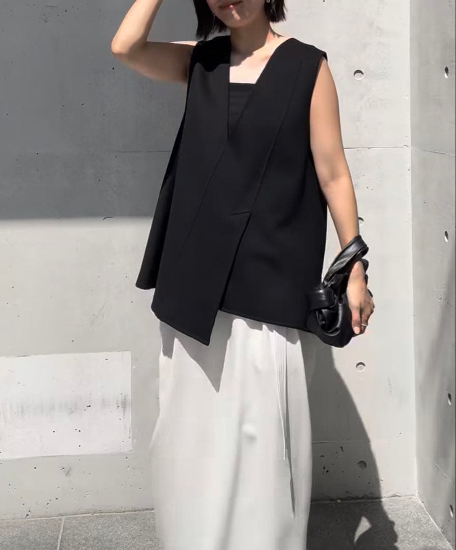 トップス frey double beaver vest