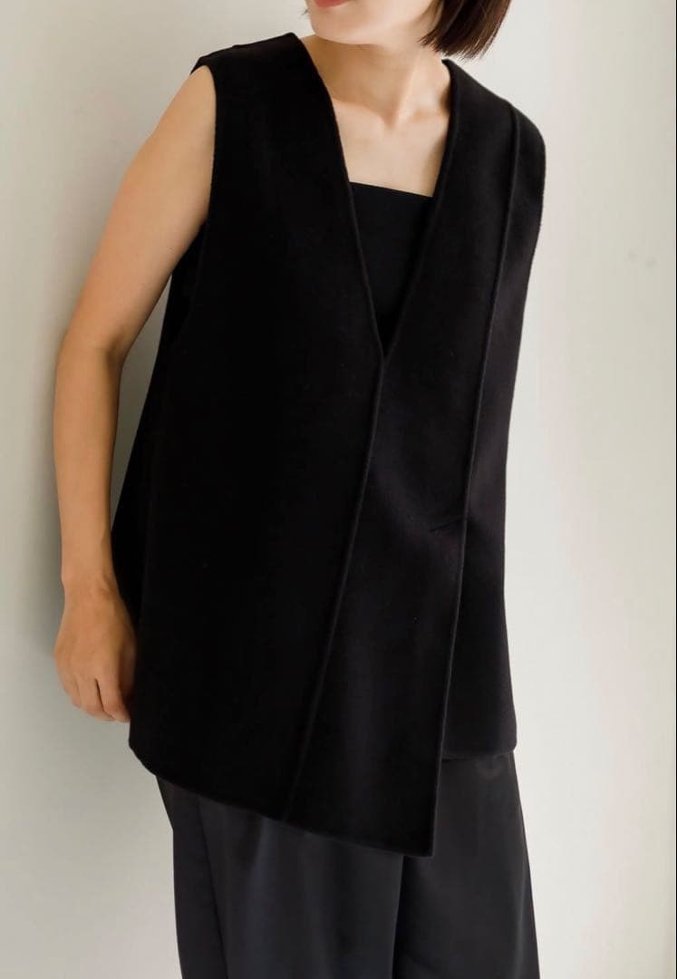 トップス frey double beaver vest